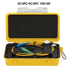 fdf 광분배함 광허브 SC/APC-SC/APC OTDR 데드 존 제거기 파이버 링 500M 광섬유 OTDR 실행 케, 1L, 1개