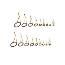 Royalways 18pcs 스테인레스 스틸 세라믹 낚싯대 가이드 폴 빌딩 용 아이 링