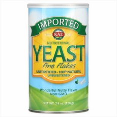 Imported Nutritional Yeast Fine Flakes Unsweetened 220g, 1개