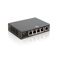 넥스트 NEXT-POE6005F 5포트 기가 스위칭허브 4포트 POE 200M