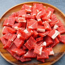 고기해적 초이스등급 알목심 국거리용소고기, 1개, 1kg
