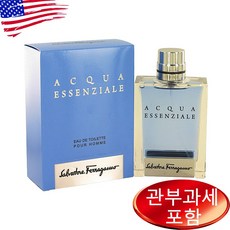 살바토레페라가모 아쿠아 에센셜 맨 오드뚜왈렛 100ml, 1개 - 페라가모아쿠아에센셜