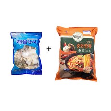 무료배송!!! CJ 고메 중화 짬뽕 1.304g (4인분) + 알찬해 해물잔치 800g / 최강 조합 해물 짬뽕 라면 코스트코 ( 아이스박스 무료포장), 중화 짬뽕 1봉 + 해물 잔치 1봉, 1개, 1.304kg