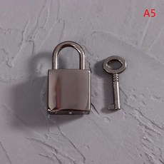 미니 자물쇠 열쇠 잠금 보석 상자 보관함 제공, 1개