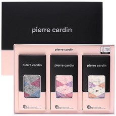 [pierre cardin] 여성양말3족 선물세트 미끄럼방지 국내산 고급선물포장배송 명절양말선물세트