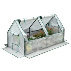 솔라랩 비닐하우스자재 베란다 식물키우기 겨울 가을, 돔2셀(길이120x가로60x높이60cm)