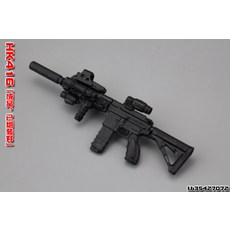 무기 모형 16HK416 소총 익지 군사병사 부품 oB인형 장면 건 헌팅 건 액세서리 bb탄, 완제품-HK416개