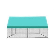조립식 닭장 케이지 철망 조류 둥지 새장 오리 케이지, 1개, 2x3x2m두꺼운강관플라스틱망테두리+얇은방수포