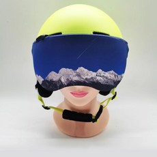 고객 패턴 극세사 스키 헬멧 렌즈 보호대 스노우 바이저 커버, 5.3, 1개