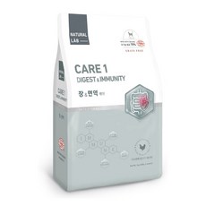  네츄럴랩 케어1 유기농 70% 고양이 기능성사료, 장 면역, 6kg, 1개 