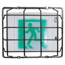 비상구 안내 EXIT 조명 덮개 보호 펜스 파손방지 철망, 1개