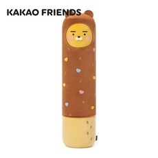 KAKAO FRIENDS 2021년 최신형 라이언바디필로우 쿠션형 롱베개 편리한 세척, RYAN-Chocolate 쿠키 (분리 불가_한 사이즈