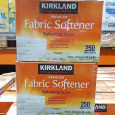 커클랜드시그네쳐종이형섬유유연제250매