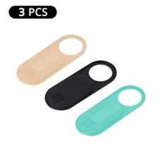 웹캠 커버 카메라 개인 정보 보호 커버 모바일 노트북 렌즈 폐색 프라이버시 커버 엿보기 방지 보호 셔터 슬라이더, 협력사, 3 PC 무작위