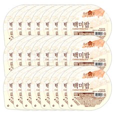 시아스 우리집밥 백미밥 210g 24개입, 24개