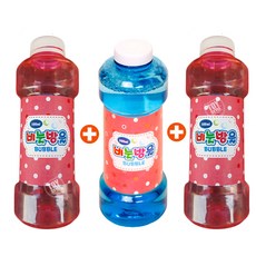 버블액 1.5L 500ml x 3개 비눗방울 리필액, 버블액500x3개 - 비눗방울리필