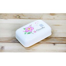 니드코 카멜리아뚜껑비누각 (뉴) / (비누케이스/비누받침대/비누트레이/비누거치대/비누대/비누통/비누홀더 추천)