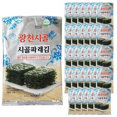 [시골김] 광천시골파래김(전장김)20g 30봉, 20g, 30개