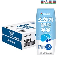 파스퇴르 소화가 잘되는 우유 125ml 24팩, 24개