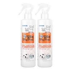 강아지 고양이 털엉킴 정전기 방지 미스트 향수 꽃 향기 후로럴 향, 2개, 300ml