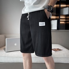 남자실크반바지