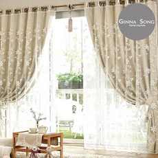 지나송자수레이스암막커튼