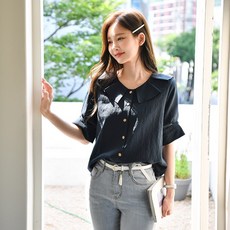 [마이더스비] 베를린 프릴카라 블라우스 리뷰후기