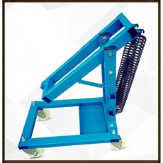  자동차타이어제거 렌치 행거 스프링 피팅 브래킷, 파란색 소형 휠 에어건 브래킷 