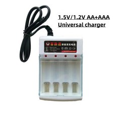 손전등 마우스 시계 리모컨 및 충전기용 알카라인 충전식 배터리 .5V AA 4800mAh, 1개