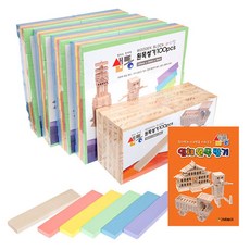 NUBITEL_누비마트_샘통 카프라 파스텔(비취)400p+미송100p+예제집 원목교구 도형 도형쌓기 원목쌓기 쌓기블럭 원목블럭 원목블록 카프라원목 샘통교구 쌤통교구 교구_누비텔레콤, 단일상품임