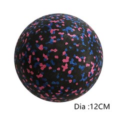 피트니스 볼 더블 라크로스 마사지 자가 근막 근육 압박 이완용, 2.pinkblue 12cm ball