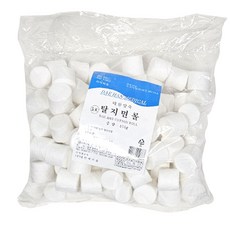 대한 코튼볼 필터 형 450g 압축 롤 탈지면 의료용 드레싱솜 슬라이스볼, 5호(대) 3cm, 1개, 1개 - 거즈볼