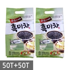 동일 콘플레이크 흑미차 50TX2개/율무차 일회용 스틱, 단일상품