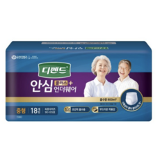 디펜드안심플러스언더웨어중형18매x4팩