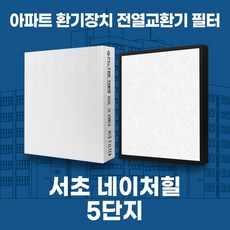 서초네이처힐5단지 아파트 환기시스템 전열교환기 필터 H13등급 공동구매