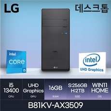 LG 데스크탑 B81KV-AX3509 - HDD 추가 [당일출고]