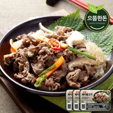 [으뜸한돈] 국내산 달콤 돼지불고기 400g×3팩, 3개, 400g