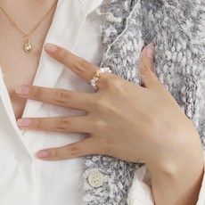 진주포인트반지