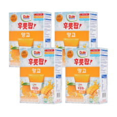 돌코리아 DOLE 후룻팝 62ml x 8 박스 망고팝, 64개