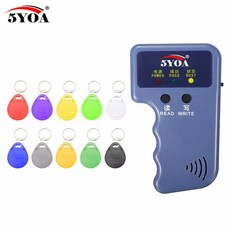 핸드 헬드 125KHz EM4100 RFID 복사기 작가 복사기, 10 키 리더기
