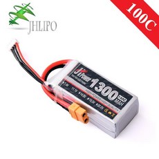 HKNA Lipo 배터리 RC 자동차 헬리콥터 보트 드론용 2S 7.4V 11.1V 22.2V 1300mAh 25C 100C, 1개, 13 2P 1300-5S-25C T