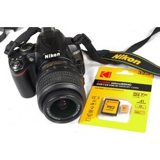 Nikon D3000 LoW ShUTtER CoUnT 10.2MP VR 1855mm 줌렌즈 디지털 SLR 카메라 - 니콘d3000