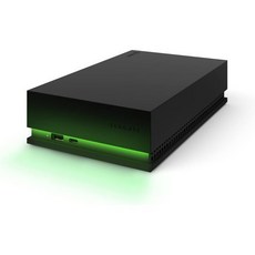 Xbox용 8TB Seagate Game Drive Hub 외장 HDD - USB 3.2 듀얼 USB-CA LED 조명 3년 구조 서비스, Xbox HDD Hub - w/ RGB LED, Black