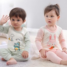 아트박스/엠케이 해피 애니멀 배앓이 유아 실내복 (73-100) 204225