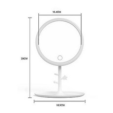 무선 LED 메이크업 거울 5배 확대거울 증정 메이크업 조명 거울, 스타일-2 - 무선led메이크업