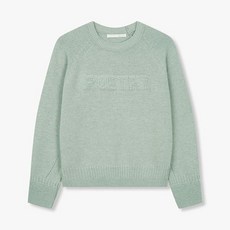 지컷 24부클 레터링 래글런 니트 풀오버72544501061290040