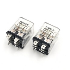 2pcs JQX-30F 2Z 30A 고전력 릴레이 DC12V DC24V AC110V AC220V 중간 P30F 8 핀 DPDT 2NO 2NC, [03] AC 110V, 2개