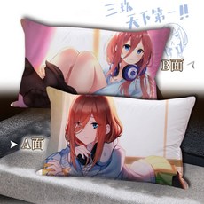 5등분의 신부 굿즈 팬 고퀄 프린팅 베개 쿠션 이치카니노 미쿠 요츠바 이츠키 다키마쿠라, S