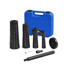 Orion Motor Tech 52-in-1 맞춤형 부싱 드라이버 도구 세트 및 변속기 휠 액슬 베어링 레이스 씰 설치 리무버 부시 제거 풀러 베어링 프레스 도구 키트 11200, 블루