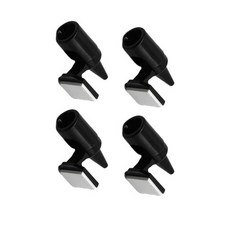 4pcs 자동차 사슴 휘파람 장치 벨 모터 전문 자동차 동물 사슴 호루라기 경고 자동 안전 경고 장치 A30, silver[1254]_One Size, silver[1254]